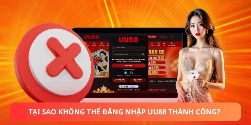 Tại sao không thể đăng nhập UU88 thành công?